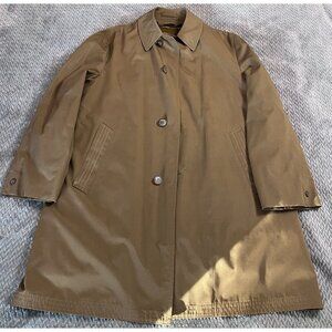 Vintage Harbor Master "Buoy Cloth" w/Zepel Repellant Lined Trench Coat 38 Reg